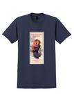 Sabena T-Shirt - Vintage 1950 Bonnes Mains Timetable Art - Navy