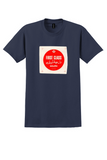 Saudia T-Shirt - Vintage First Class Bag Sticker - Navy