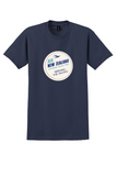 Air New Zealand T-Shirt - Vintage Previously Named TEAL Bag Sticker - Navy