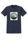 Air New Zealand T-Shirt - Vintage Pride of the Pacific Bag Sticker - Navy