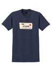 Air Niugini T-Shirt - Vintage Fly Air Niugini Bag Sticker - Navy