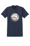 Transkei Airways T-Shirt - Vintage Growing With The Traffic Bag Sticker - Navy