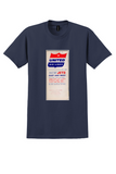 United Air Lines T-Shirt - Vintage New Jets East and West 1960 Timetable - Navy