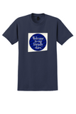 United Airlines T-Shirt - Vintage Welcome to Our Friendly Skies Sticker - Navy