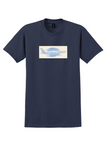 Air Transat T-Shirt - Vintage L-1011 TriStar Bag Sticker - Navy