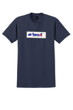 Air Transat T-Shirt - Vintage transat.com Logo Bag Sticker - Navy