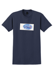 Air Transat T-Shirt - Vintage Sky Oval Bag Sticker - Navy