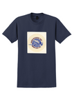 Airliners International T-Shirt - Vintage 1992 Orange County Sticker - Navy
