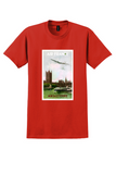 Air France England T-Shirt - Guerra Big Ben Poster - Red