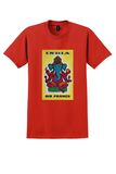 Air France India T-Shirt - Carlu Ganesha Poster - Red