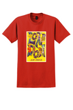 Air India London T-Shirt - Vintage Psychedelic Union Jack Poster - Red