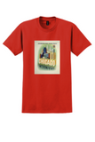 American Airlines Chicago T-Shirt - Vintage Skyscraper Poster - Red