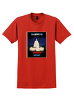 American Airlines Washington T-Shirt - Kauffer Capitol Night Poster - Red