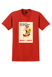Braniff Rio T-Shirt - Vintage Carnival Dancer Poster - Red