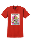 Delta Atlanta T-Shirt - Vintage City Collage Poster - Red