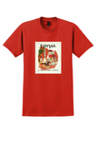 Delta Florida T-Shirt - Vintage Rocket and Oranges Poster - Red