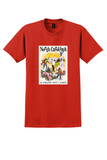 Delta North Carolina T-Shirt - Vintage Golfer Poster - Red
