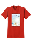Lufthansa Winter T-Shirt - Vintage Auch im Winter Poster - Red