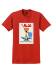 Pan Am Haiti T-Shirt - Vintage Basket and Map Poster - Red