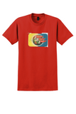 Australian National Airways T-Shirt - Vintage Fly ANA Globe Bag Sticker - Red