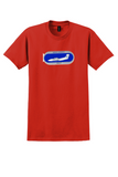 Adria Airways T-Shirt - Vintage Dash 7 Bag Sticker - Red