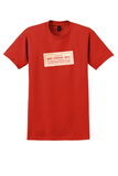 Braniff International T-Shirt - Vintage Courtesy Of Label - Red