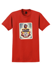 Braniff International T-Shirt - Vintage El Conquistador Bag Sticker - Red