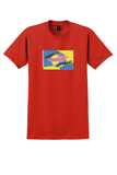 Aeroflot T-Shirt - Vintage Winged Emblem Globe Bag Sticker - Red