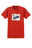 Canadian Airlines T-Shirt - Vintage I Fly Canadian 747 Bag Sticker - Red
