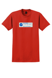 Finnair T-Shirt - Vintage Finnair Cargo Label Bag Sticker - Red