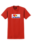 Air Namibia T-Shirt - Vintage I Love Air Namibia Heart Sticker - Red
