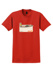 Iberia T-Shirt - Vintage Fokker F-27 Friendship Sticker - Red