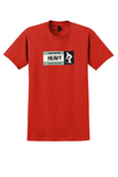 JAL Japan Air Lines T-Shirt - Vintage Heavy Handle With Care Label - Red