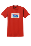Air Europa T-Shirt - Vintage Globe air-europa.com Bag Sticker - Red