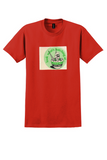Manx Airlines T-Shirt - Vintage Look What's Hatching Bag Sticker - Red