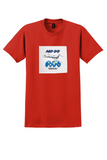 McDonnell Douglas T-Shirt - Vintage MD-90 Globe Sticker - Red