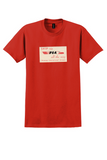 Peruvian International Airways T-Shirt - Vintage Ship Via PIA Sticker - Red