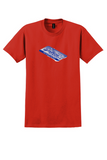 Southern Airways T-Shirt - Vintage Your Service in the South Sticker - Red