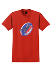 TWA T-Shirt - Vintage Constellation Trans World Airline Sticker - Red