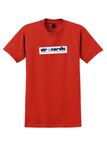 Air Nordic T-Shirt - Vintage Vasteras Airport Sweden Bag Sticker - Red
