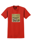 West Coast Airlines T-Shirt - Vintage First to Fly the F-27 Country Sticker - Red