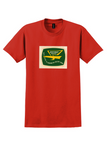 West Coast Airlines T-Shirt - Vintage Eagle 44 Cities Bag Sticker - Red