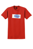 Air Transat T-Shirt - Vintage Sky Oval Bag Sticker - Red