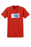 Air Transat T-Shirt - Vintage Blue Sky Logo Bag Sticker - Red