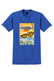 Fly TWA Miami T-Shirt - David Klein Sunglasses Poster - Royal Blue