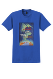 Fly TWA Jetstream Polar Route T-Shirt - Vintage California Poster - Royal Blue
