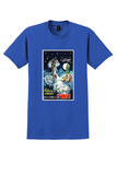Fly TWA Spain T-Shirt - Belleza y Armonía Flamenco Poster - Royal Blue