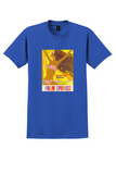 American Airlines Palm Springs T-Shirt - Vintage Sunbather Poster - Royal Blue