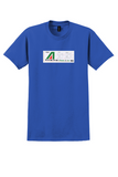Alitalia T-Shirt - Vintage Alitalia and ATI 1993 Calendar Sticker - Royal Blue