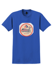 American Airlines T-Shirt - Vintage Super 80 LuxuryJet Sticker - Royal Blue